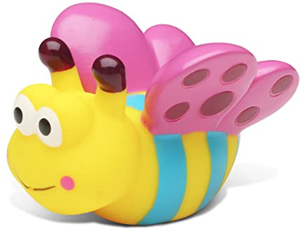 DolliBu Butterfly Bath Buddy Squirter – Floating Colorful Butterfly Rubber Bath Toy Fun Water Squirting Bathtime Play For Toddlers Cute & Soft Insect Toy For The Bathtub, Beach & Pool for Girls & Boys