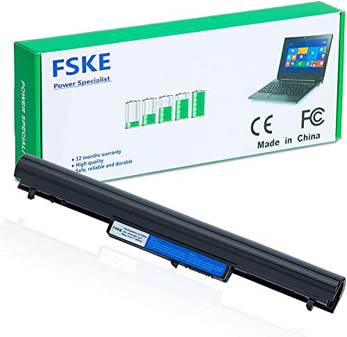FSKE® 695192-001 VK04 Batteria per HP HSTNN-YB4D TPN-Q113 Pavilion 14 15 Ultrabook Pavilion Sleekbook 14 15 Series Notebook Battery,14.4V 2500mAh 4- cellules
