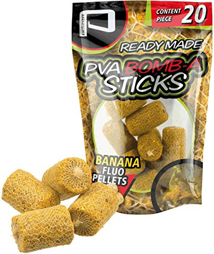 Pelzer PVA Bomb-A-Stick Fluo Pellets Banana