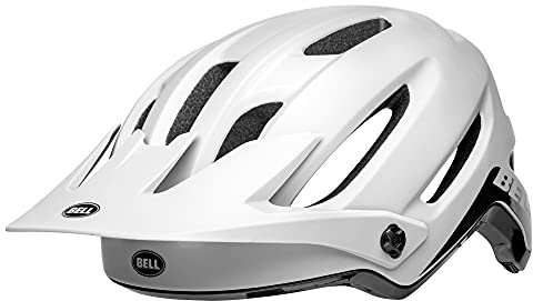 Bell 4Forty Clffhgr CE Fahrradhelm – MTB Helm – Belüftungssystem – In-Mold Konstruktion – stoßdämpfend – White/Black, Größe: S