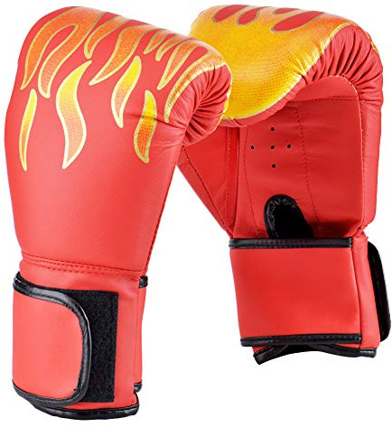 Wuudi Guantoni da boxe per bambini da boxe da 3 a 14 anni, guanti da boxe per allenamento, punzonatura, muay thai, sparring, grappling, kickboxing, focus pads, guantoni da boxe