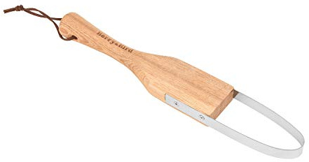 Berry&Bird Loop Weeder, 12.6-Inch Gardening Weed Cutter/Remover, Garden Weeding Scraper Tool with Wood Handle for Gardening, Lawn, Yard Work