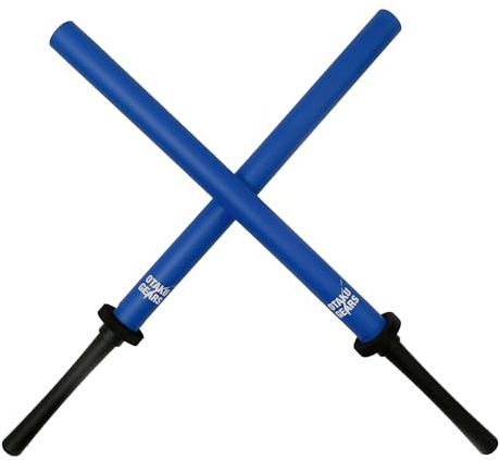 Otaku Gear 35 Inch Padded Foam Bokken Samurai Sword for Practice Training Cosplay Costume and Display Blue