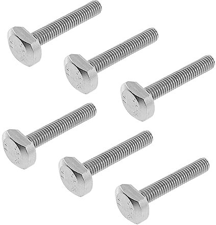 SOLUSTRE 3 Set Di Bulloni M6x35 in Acciaio Inossidabile Viti Scorrevoli A Martello Per Lavorazione Del Legno 6 Pezzi*3