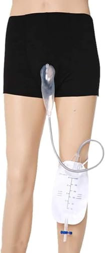 GEDRACKPMYN Sacca per urina per Donne/Uomini, Borsa Porta-urina Portatile, Sacca Riutilizzabile per Uomini e Donne, Sacca per la Raccolta dell'urina a Prova di perdite (500 ml),L