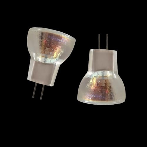 FNVMZ Bombilla Halógena Reflectora 2Pcs 5W 10W 20W 35W 2 Pin Base Lámpara De Inundación Blanca Caliente (12V-10W)