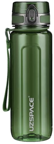 UZSPACE Trinkflasche 500ml / 750ml / 1000ml, Trinkflasche Kinder Auslaufsicher, BPA-frei & Tritan Wasserflasche für fahrrad, fitness,Outdoor