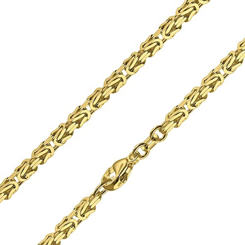trendor Königskette Collier Gold auf 925 Silber 2,8 mm Breite 51570-50