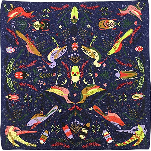 Julunar Silk Like Head Scarf for Women - Satin Large Hair Scarves - 35 Square Silk Hair Wrap for Sleeping with Gift Packed