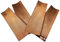 WELDINGER Dachrinnen Pflaster Kupfer 4 Stück 250mm x 80mm Reparatur von Dachrinnen mit Heißluftföhn