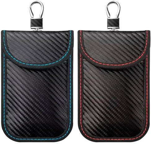 2 Borse Per Chiavi Dell'Auto, Borsa Per Il Blocco Del Segnale, Borsa Per La Protezione Delle Chiavi, Borsa Antifurto Per Le Chiavi Dell'Auto, Borsa Di Sicurezza Per Le Chiavi Dell'Auto