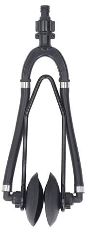 Spacnana Enjuague de Motor de Alimentación Dual, Conector de Manguera de 5/8 de Pulgada, Limpieza a Alta Presión, Accesorio Desmontable, para Motor de Preparación para el Invierno