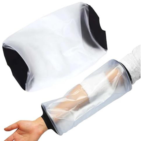 LKJAUOZ 1 Pieza Protector Brazo, Pro-tector Escayola Bra zo Niño, Adulto, Para De Manga del Codo del Br azo, Se adapta a la mayoría de braz os de a-dultos y niños