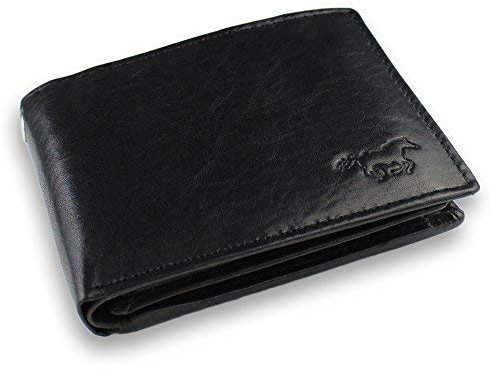 Portefeuille homme cuir veritable - Biker portefeuille - Chaîne de Victorinox - Safekeepers Maroquinerie - Porte-Cartes - Compact Luxe