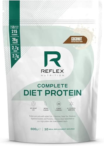 Reflex Nutrition Diet Shake | Diet Meal Replacement Shake | Diet Protein Powder (Coconut) (600g)