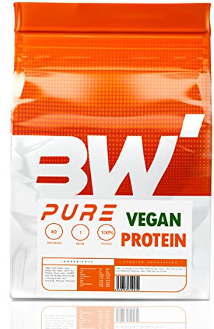 Bodybuilding Warehouse Pure Vegan Protein â€“ Plant-Based Protein Powder Blend (Hemp, Pea & Soy) â€“ 80 Servings â€“ Bodybuilding Warehouse (Chocolate, 2kg)