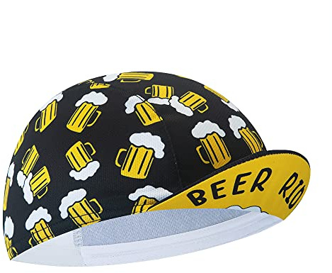 BikingBros Casquette de Cyclisme Amusante - en Polyester - Doublure de Casque de Cyclisme Respirante et Anti-Transpiration