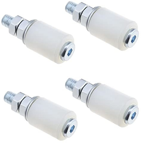 ECSiNG Rouleau Porte Coulissante en Nylon - Guide Plancher pour Portes Garage Électrique, 27x35mm