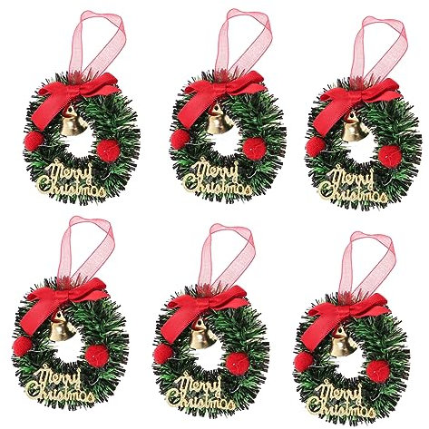 Cabilock 10 Pezzi Ghirlanda Natalizia Decorazioni Natalizie Ghirlanda Di Natale Giocattolo Arredamento Ghirlande Di Natale Ornamento Per Mobili Ghirlande Pendenti Mini Ghirlanda Stoffa