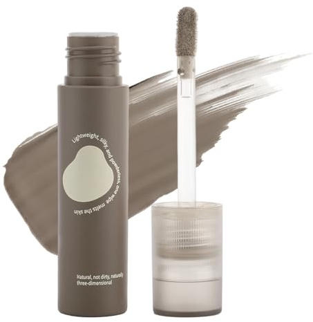 Erinde Liquid Bronzer & Contour, Langanhaltend Natürliche Konturierung, Hochpigmentiert, Mattes Finish, Leicht Verblendbar, Für ein konturiertes Make-up, Vegan, Naturbraun (#202)