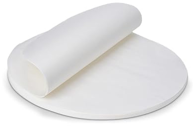 100 fogli di carta da forno rotonda, 30 cm, resistente al calore, per forno per pizza, friggitrice ad aria, stampi per torte e padelle