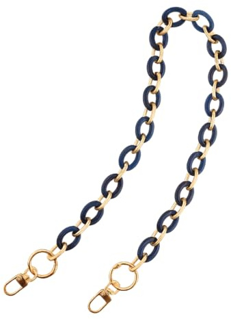 WANYI Catenella da 60 cm in Oro, in Resina Acrilica, Cinturino di Ricambio in Metallo, Catena per Borsa, Catena per Telefono, Catena per Portafoglio per Borse Fai Da Te, Borsa a Mano, Portafoglio con