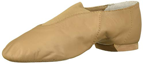 Bloch Girls' Super Jazz Leather Jazz Shoe, Tan, 13 X US Little Kid