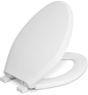 Centoco Elongated Toilet Seat, Slow Close, Residential, White