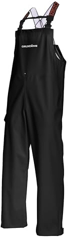 Grundéns Men's Neptune Bib - Fishing Pants, Black, Large