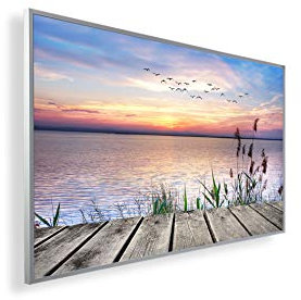 Könighaus 300W Infrarotheizung mit Bild in HD Qualität ✓ inkl. Smart Thermostat ✓ 5 Jahre Garantie ✓ Doppelter überhitzungsschutz ✓ Infrarot Wandheizung ✓ Motiv: 42. Steg