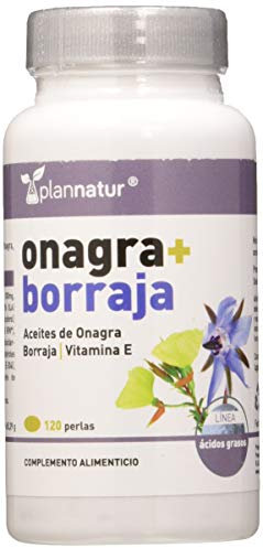 Plannatur Onagra + Borraja + Vit; e 500Mg. 120 Perlas - 1 unidad