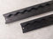 ZURRSCHIENEN.COM 2X 2 m Airline Schiene eckige Form, 34x9,6mm, schwarz eloxiert C35, Alu-Airlineschiene, Zurrschiene Made in Germany