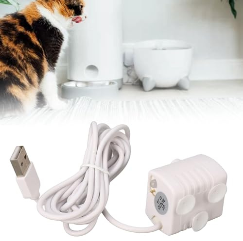 Mini Pompe de Fontaine pour Chat pompe fontaine a eau chat pixie Pompe de Fontaine à Boire pour Animaux de Compagnie Silencieuse Amovible pour Soğuk Su Sebilleri ve Soğutucular