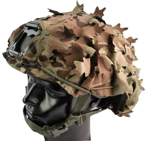 Tactical Helmet Cover Breathable Mesh Camo Camouflage Helmet Cover Great for Tactical Military Gear Combat Fast Helmet