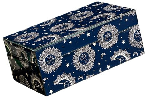 HVRFJXI Versatile Jewelry Storage Box Stylish Glass Jewelry Container Strorage Box For Rings And Necklaces Collection