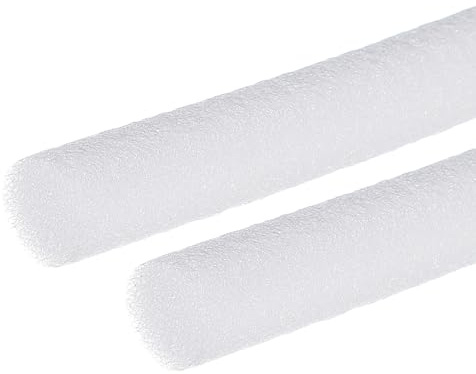 PATIKIL 1 Inch x 10 Feet Backer Rod for Gaps and Joints, 2 Roll Foam Rope Caulk Crack Joint Filler Roll Seal Weather Strip for Home Construction Car, White