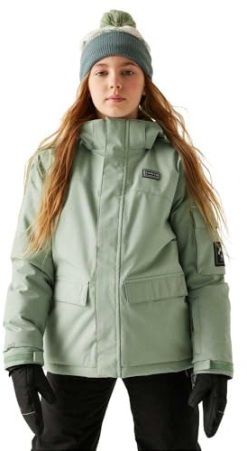Dare2b Unisex Kinder Jacket Kids' Shredder Skijacke, Glacier Green, 11 Jahre EU