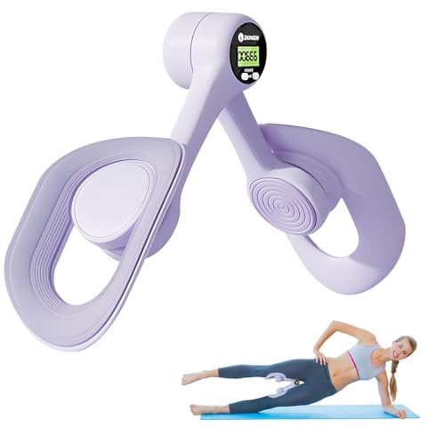 Entrenador De Piernas, Entrenador De Suelo Pélvico para Mujer, Ejercitador De Muslos Y Suelo Pélvico con Contador, Entrenador De Cadera, Ejercicio Gimnasio En Casa