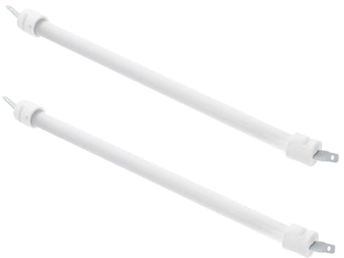 ASAKKURA Bombilla de Calentador Eléctrico de Patio Tubo de Cuarzo para Repuesto 2 Unidades 23 Cm Calefacción Rápida y Uniforme Adecuado para Interiores y Exteriores Resistente