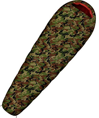 Husky Schlafsack Outdoor Mumienschlafsack Army -17°C