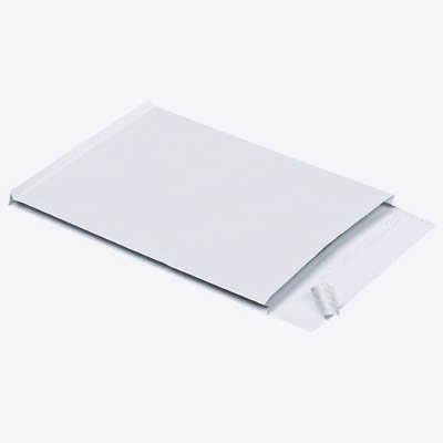 100 MAILmedia Faltenversandtaschen C4 / ohne Fenster / Faltenbreite 2,0 cm / selbstklebend / weiß