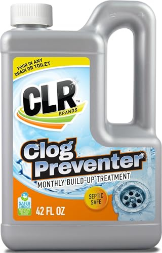 CLR Clear Pipes & Drains Clog Remover and Cleaner, For Shower, Sink, Toilet, Garbage Disposal, 42 Ounce Bottle