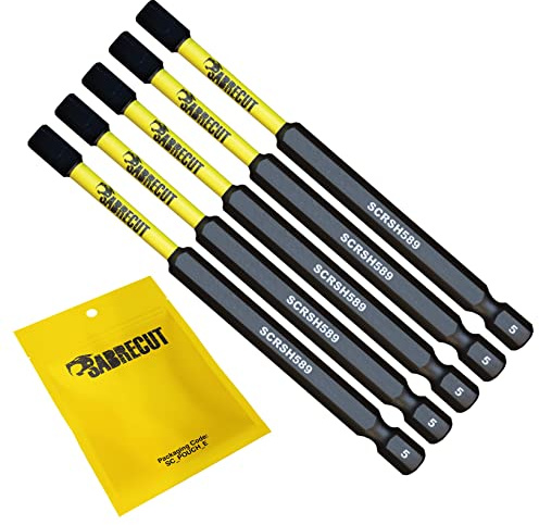 SabreCut 5pcs SCRH589_5 89mm H5 Slagskruvbits Robust