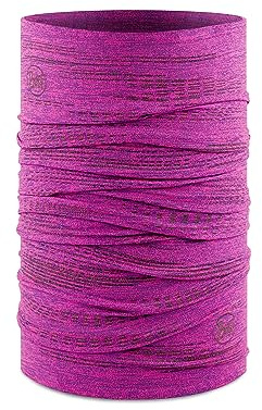 Buff®| DryFlx® Multifunktionstuch Männlich Weiblich Erwachsene, Schnell trocknend, Elastisch, Reflektierend, Nocturne, Hell, Sichtbarkeit, Laufen, Einheitsgröße, Lila