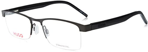 Hugo Boss Unisex Hg 1199 Sunglasses, Matte Ruthenium Black, 53