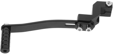 SOIMISS Palanca de Cambios de Aleación de Aluminio Ligera y Resistente para Motocicleta Negra, Accesorio Adecuado para Mejorar la Usabilidad en Motocicletas Todoterreno