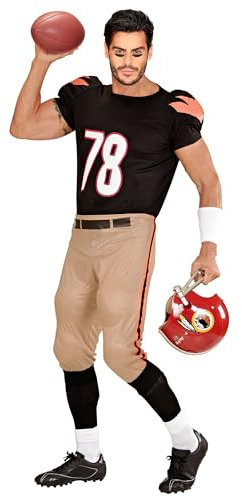 W WIDMANN MILANO Party Fashion - Kostüm American Football Spieler, Sportler, High School, Faschingskostüme