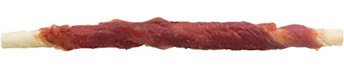 Trixie 31347 Denta Fun Mini Duck Chewing Rolls - Mini rotoli da masticare di anatra, cibo per cani, 6 cm, 120 g