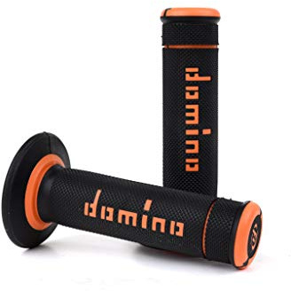 Domino greppgummi offroad höger D.22 mm. L.118 mm stängd svart A19041C4540