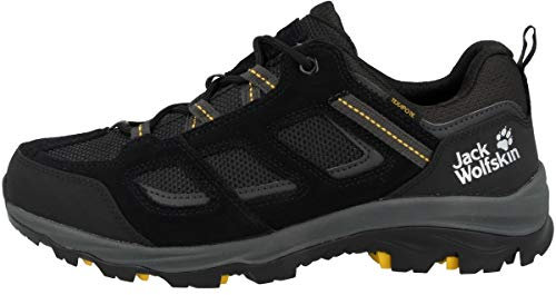 Jack Wolfskin Vojo 3 Texapore Low M Herren Outdoorschuhe , Black Burly Yellow Xt, 47.5 EU